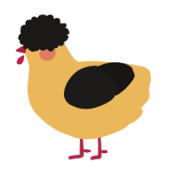 A honey and sable chicken