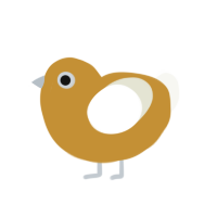 (unnamed), a gold and white chicken