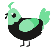 A sable and spring chicken with a head pattern