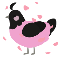 A pink and sable chicken with a head pattern