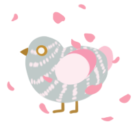 A silver and rose chicken with a bar pattern