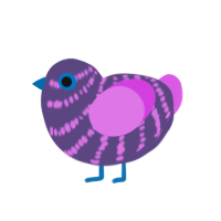 (unnamed), a overcast and orchid chicken with a bar pattern