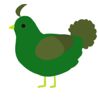 A leaf and olive chicken