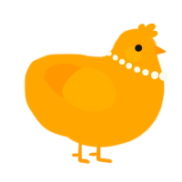 A orange chicken