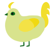 A lemon and yellow chicken