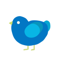 Caeruleus, a sapphire and cerulean chicken