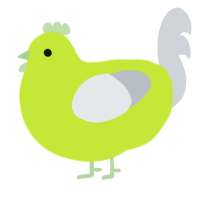 (unnamed), a lime and mist chicken