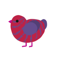 (unnamed), a crimson and overcast chicken with a bar pattern