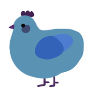 A brown and gold chicken
