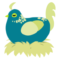 A sea and lemon chicken with a neck-speckle pattern