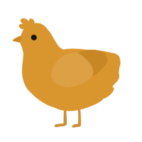 A orange chicken