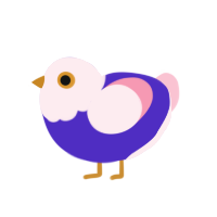 (unnamed), a indigo and rose chicken with a head pattern