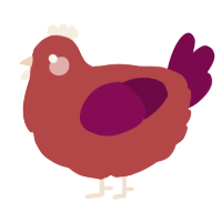 A red and wine chicken