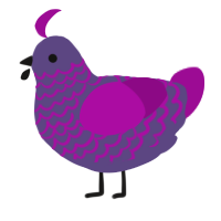 (unnamed), a overcast and plum chicken with a lace pattern