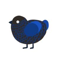 A mist and honey chicken with a lace pattern