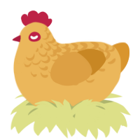 A honey and orange chicken with a half-lace pattern