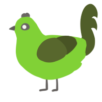 GNORP GNEEP, a grass and olive chicken