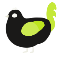 A sable and lime chicken