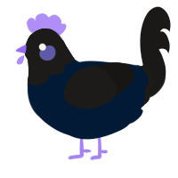 (unnamed), a tumblr and sable chicken with a head pattern