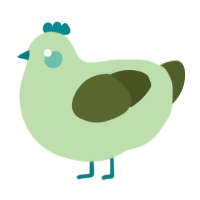 (unnamed), a gluppy and olive chicken