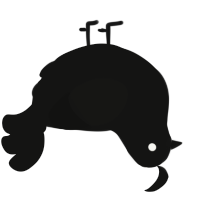 A black chicken