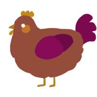 A russet and wine chicken
