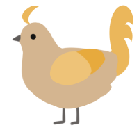 A beige and honey chicken