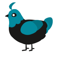 A sable and sea chicken with a head pattern