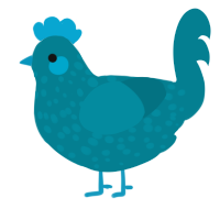 A sea chicken with a speckle pattern