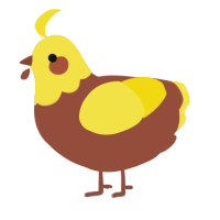 A russet and yellow chicken with a head pattern