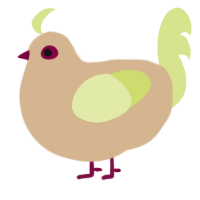 A beige and lemon chicken
