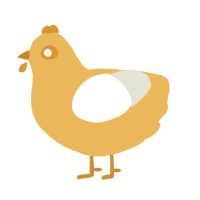 A honey and white chicken