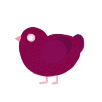 (unnamed), a maroon and wine chicken with a lace pattern