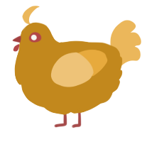 A ochre and honey chicken