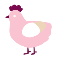 A rose and cream chicken