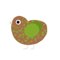 (unnamed), a brown and chartreuse chicken with a speckle pattern