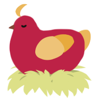 A crimson and honey chicken