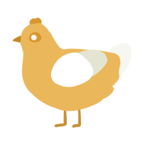 A honey and white chicken