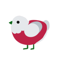 (unnamed), a crimson and mist chicken with a head pattern