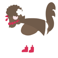 A white and bark chicken with a head pattern