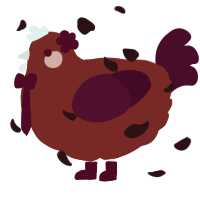 A crimson and wine chicken
