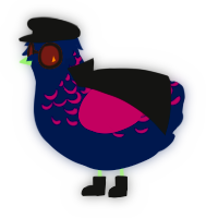 A tumblr and wine chicken with a half-lace pattern