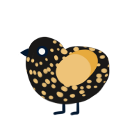 (unnamed), a sable and honey chicken with a speckle pattern