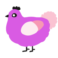 A orchid and rose chicken