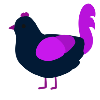 A tumblr and amethyst chicken