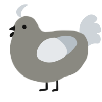 A ash and mist chicken