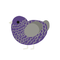 Spicy Grapeade, a overcast and ash chicken with a lace pattern