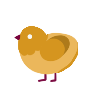 Carlisle, a honey and ochre chicken with a head pattern