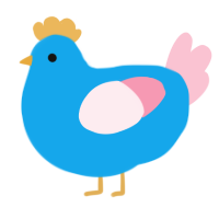 A sky and rose chicken