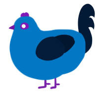 A sapphire and tumblr chicken